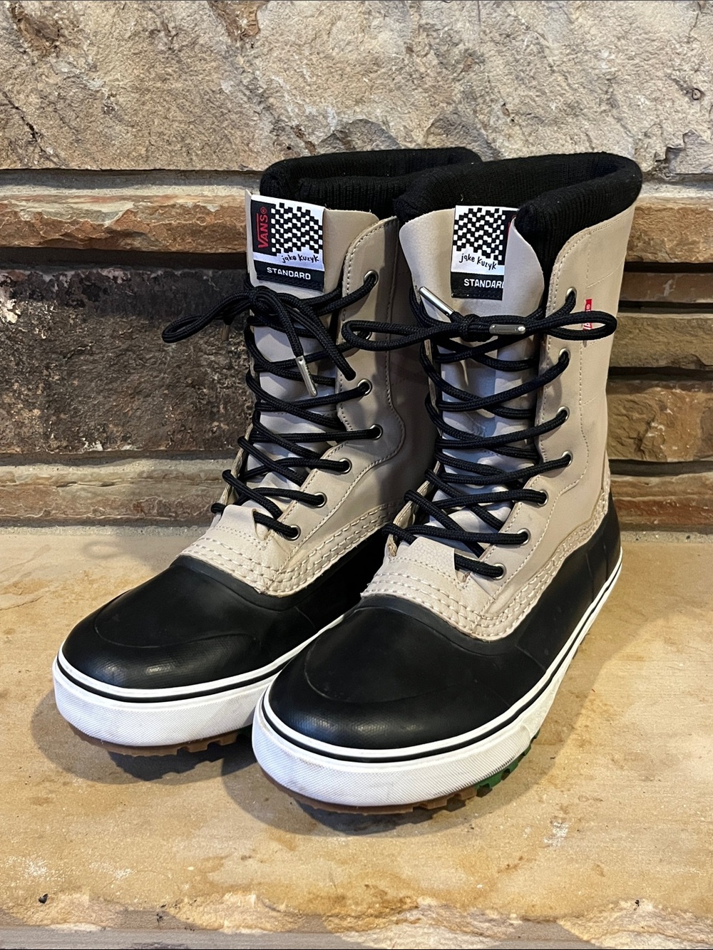 Vans Standard MTE Jake Kuzyk Tan and Black Snow Boots